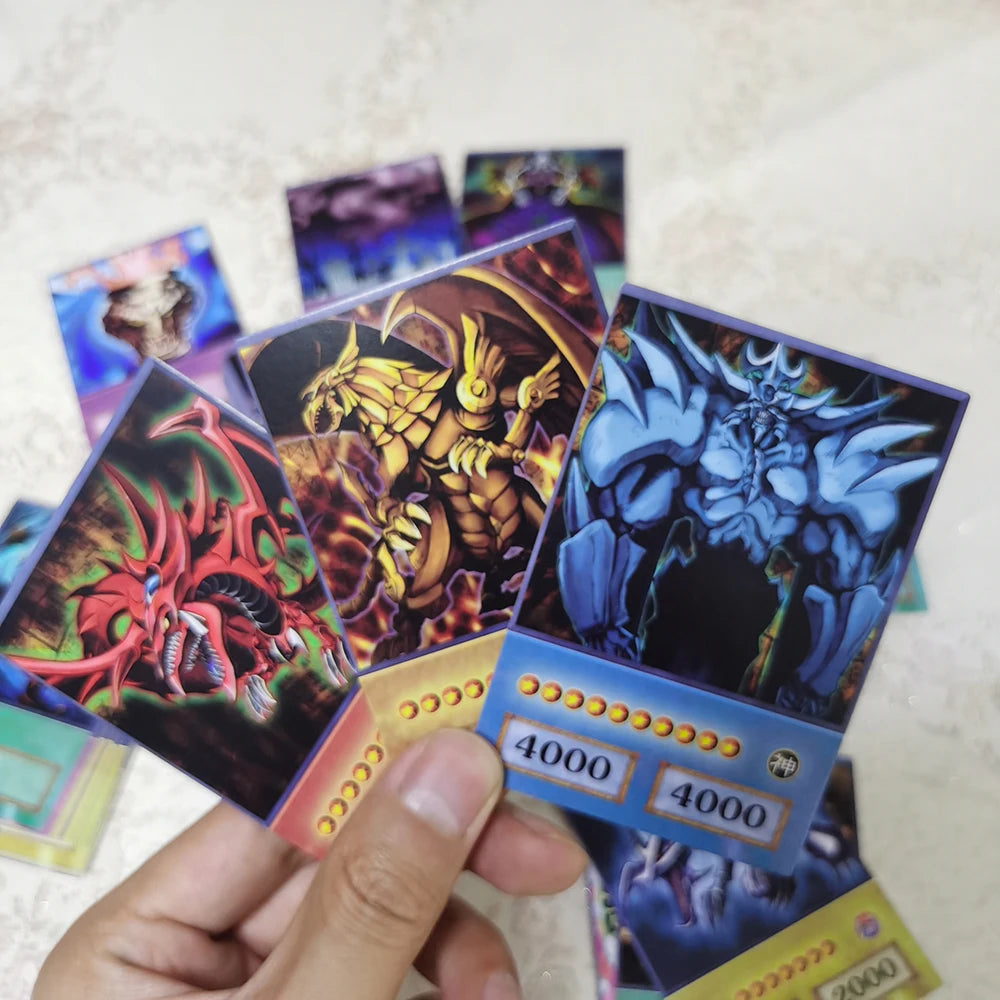 100pcs Yu-Gi-Oh Anime Style Cards Blue Eyes Dark Magician Exodia