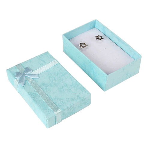 12pcs/lot Assorted Colors Ring Necklace Set Box Trinket Box Necklace