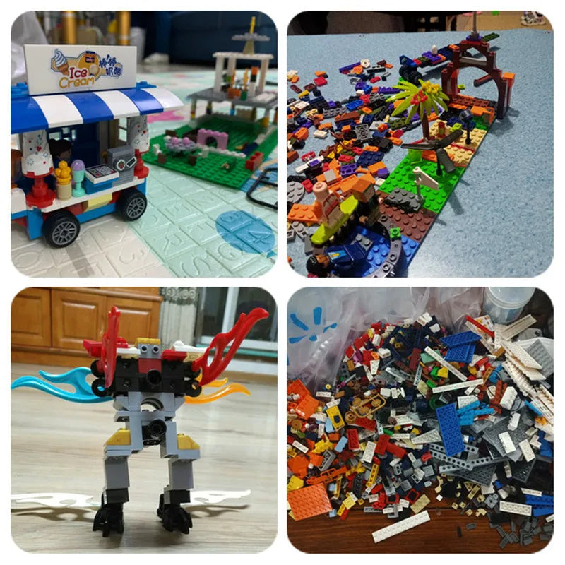 Pieces Building Blocks City DIY Creative Bricks Toys Bulk Random Model