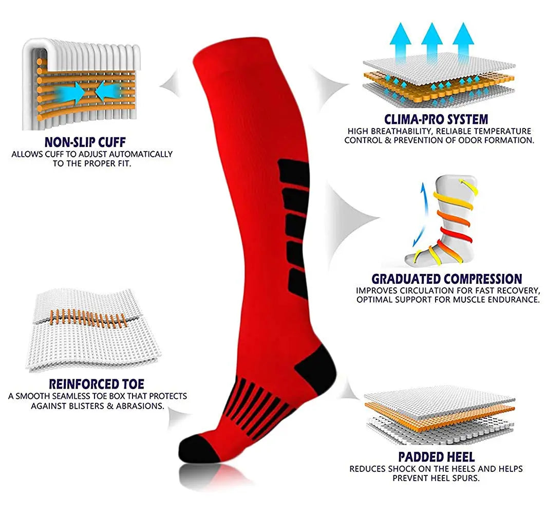 Varicose Veins Socks Compression Stockings Nurse Sports Cycling Socks