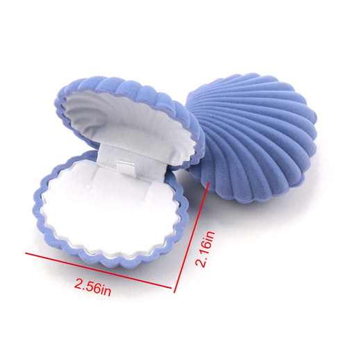 1 Piece Lovely Velvet Jewelry Box Container Wedding Ring Box for