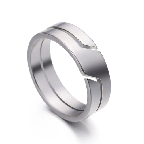 Skyrim Stainless Steel Ring for Men Women Black Minimalist Casual