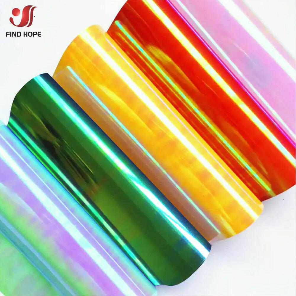 Holographic Heat Transfer Vinyl Iron-on Clothing HTV for T-Shirts Bag