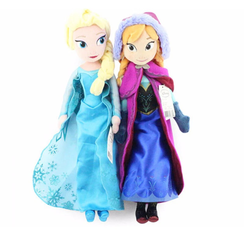40cm Frozen Princess Anna Elsa Plush Doll Toys Snow Queen Princess