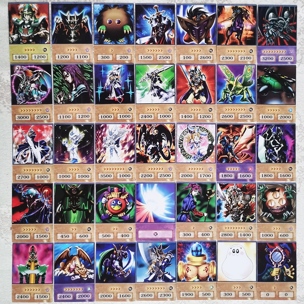 100pcs Yu-Gi-Oh Anime Style Cards Blue Eyes Dark Magician Exodia