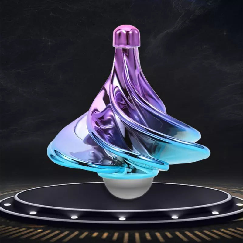 Funny Desk Wind BlowingToy Rotating Pocket Toy Fidget Kinetic Spinner