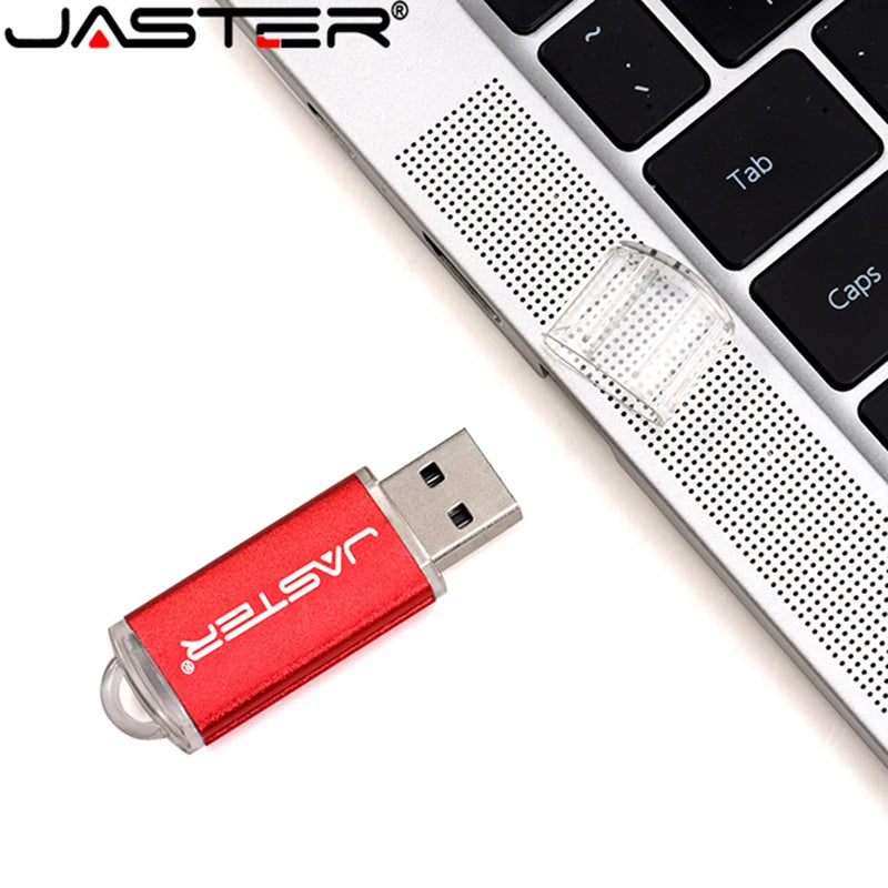 JASTER New Creative With Key Chain USB 2.0 Flash Drive 128GB 64GB 32GB