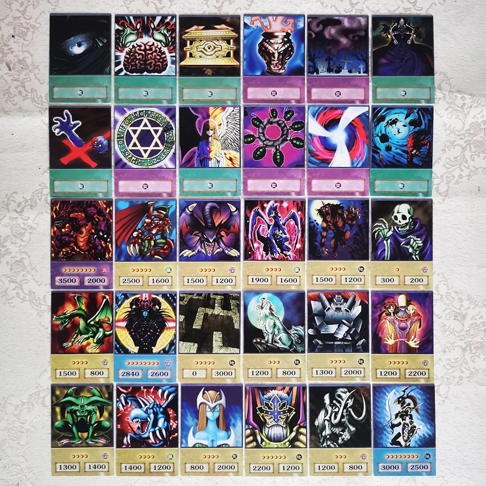 100pcs Yu-Gi-Oh Anime Style Cards Blue Eyes Dark Magician Exodia