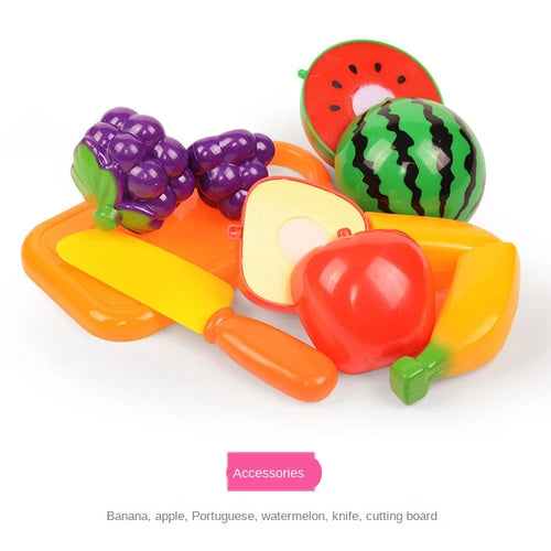 6/10/13/24Pcs Kitchen Fun Cutting Fruits and Vegetables Food Play