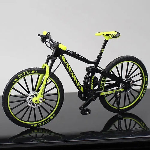 1:10 Mini Finger Mountain Bike Diecast Model Alloy Bicycle Simulation