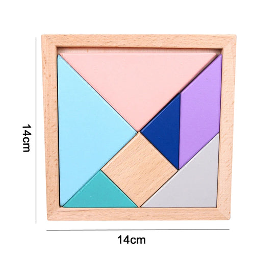 Montessori Baby Toys Kids 3D Wooden Puzzles Early Learning Baby Games