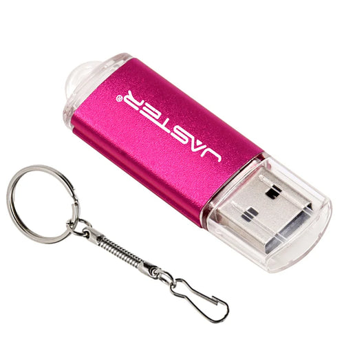JASTER New Creative With Key Chain USB 2.0 Flash Drive 128GB 64GB 32GB