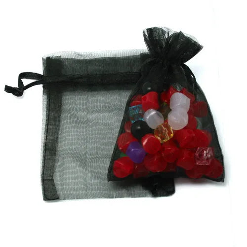 Top Sale 10pcs 7x9/9x12cm Drawstring Organza Jewelry Packaging Display