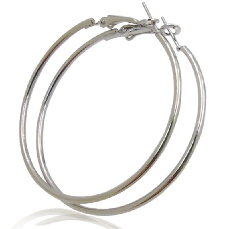 New Fashion Geometric Hollow Circle Hoop Earrings Fashion Jewelry