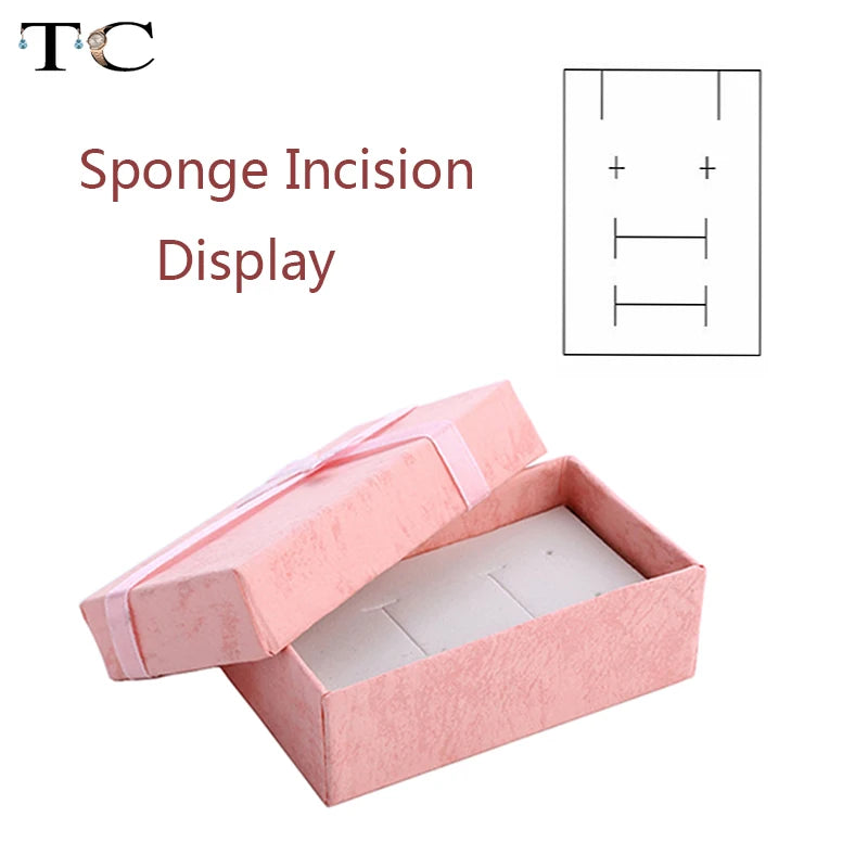 12pcs/lot Assorted Colors Ring Necklace Set Box Trinket Box Necklace