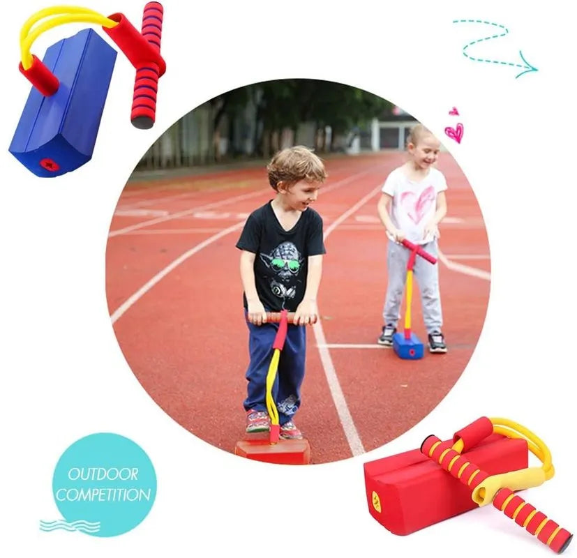 Gifts for 3+Old Boys Girls Foam Pogo Jumper for Kids Outdoor Toys for