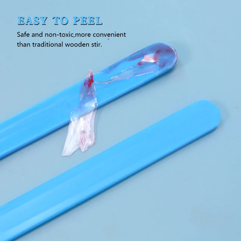 Mixing Resin Tool Kit Reusable Silicone Popsicle Scaled Silicone Cups