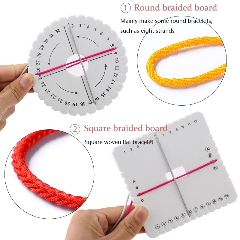 1PCS Flocked Bead Board Bracelet Necklace Beading Accessories