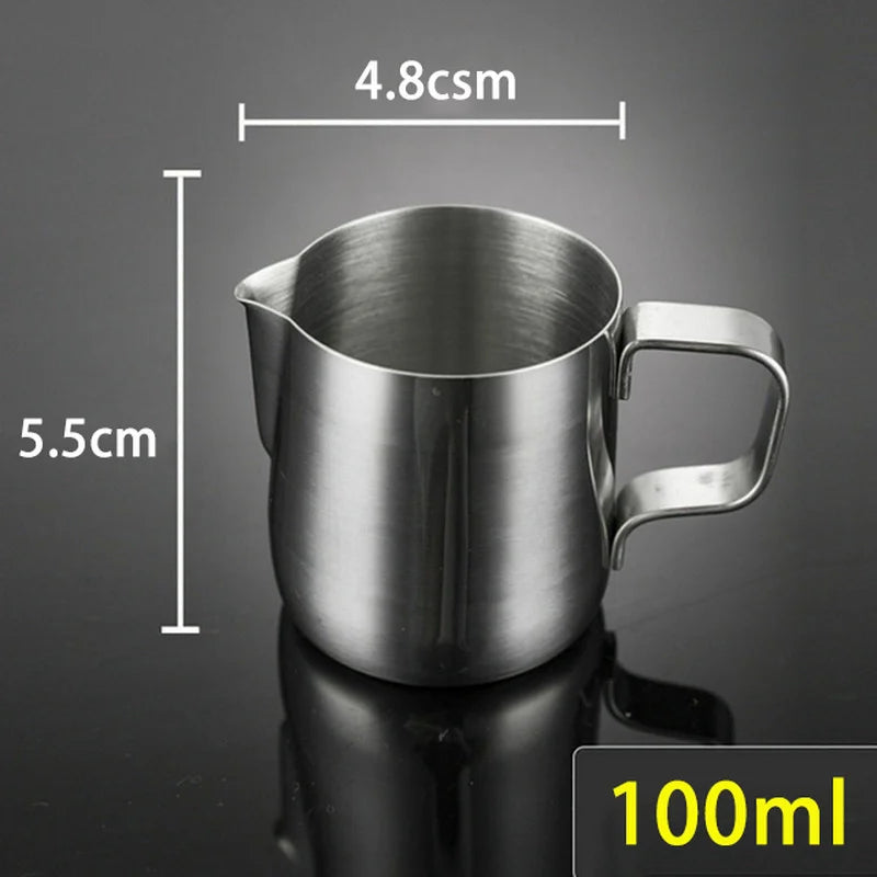 100/350/600ml Milk Jugs Fashion Stainless Steel Milk Craft Milk