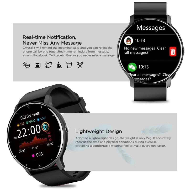 LIGE 2026 Smart Watch Women Men Ladies Gift Sport Fitness Men Watches
