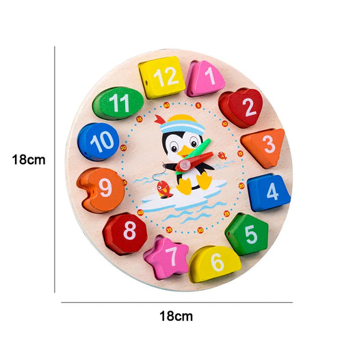 Montessori Baby Toys Kids 3D Wooden Puzzles Early Learning Baby Games