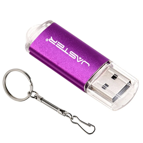 JASTER New Creative With Key Chain USB 2.0 Flash Drive 128GB 64GB 32GB