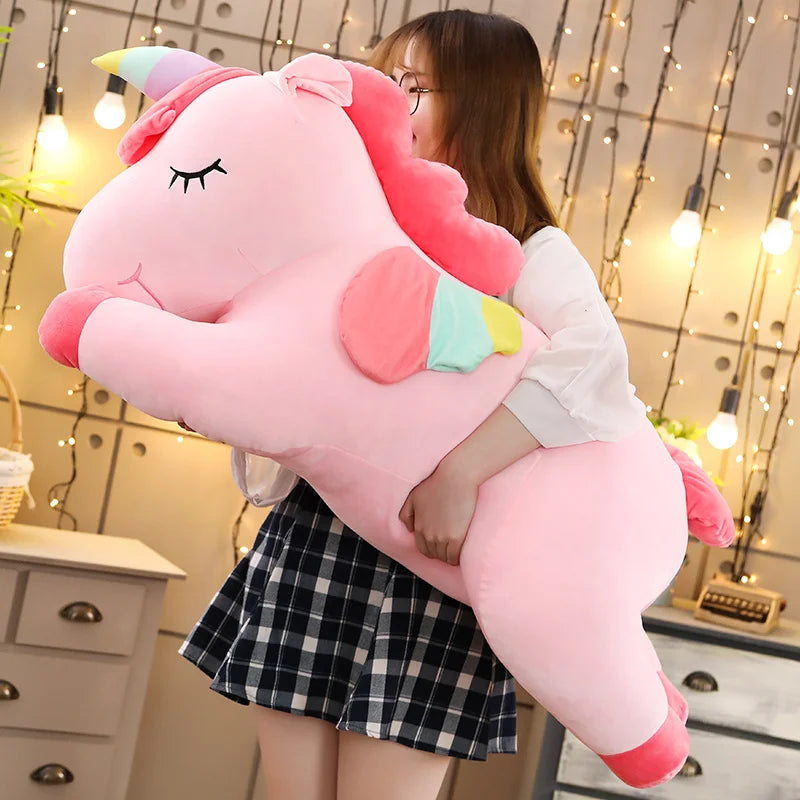 25cmKawaii Giant Unicorn Plush Toy Soft Stuffed Unicorn Soft Dolls