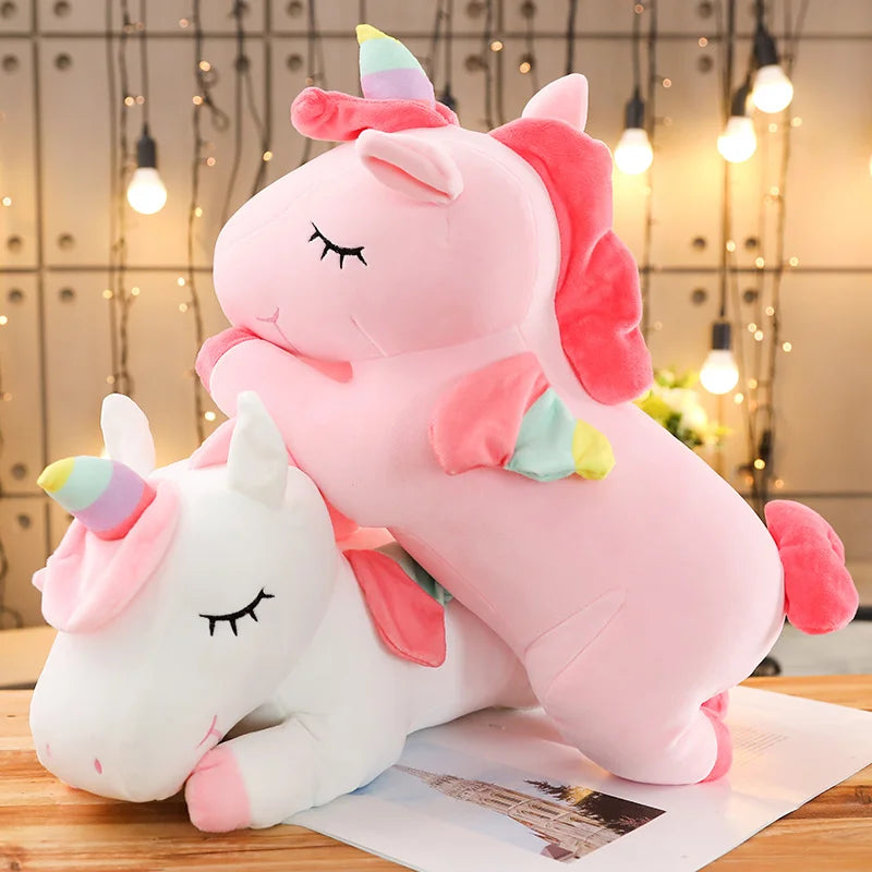 25cmKawaii Giant Unicorn Plush Toy Soft Stuffed Unicorn Soft Dolls