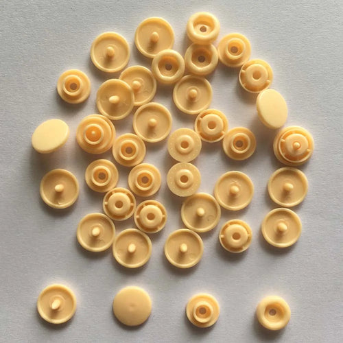 50 Sets Round Snaps Buttons For Bib T5 Plastic Press Button Fastener