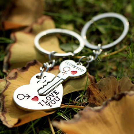 Hot Sale Zinc Alloy Silver Plated Lovers Gift Wedding Favors Couple My