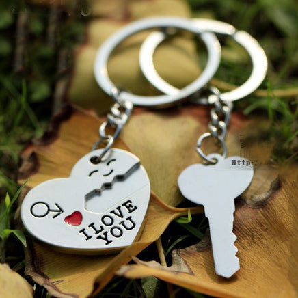 Hot Sale Zinc Alloy Silver Plated Lovers Gift Wedding Favors Couple My
