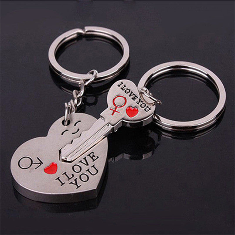 Hot Sale Zinc Alloy Silver Plated Lovers Gift Wedding Favors Couple My
