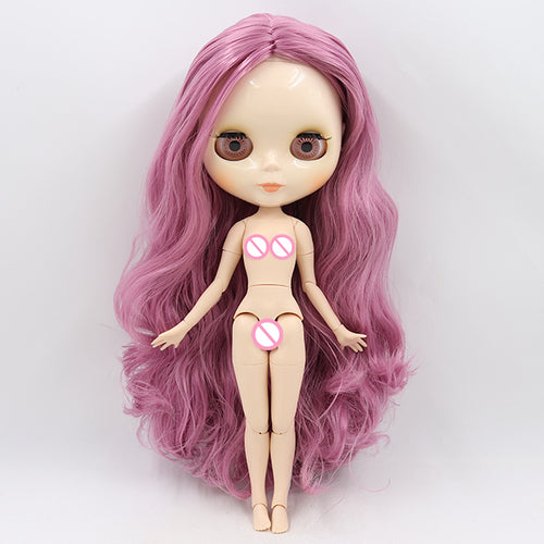 ICY DBS blyth doll 1/6 bjd toy joint body white skin shiny face 30cm