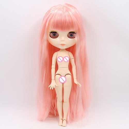 ICY DBS blyth doll 1/6 bjd toy joint body white skin shiny face 30cm