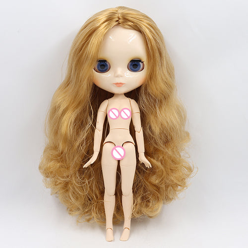ICY DBS blyth doll 1/6 bjd toy joint body white skin shiny face 30cm