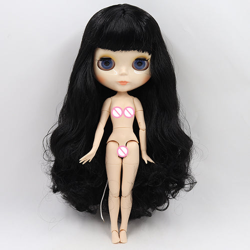 ICY DBS blyth doll 1/6 bjd toy joint body white skin shiny face 30cm