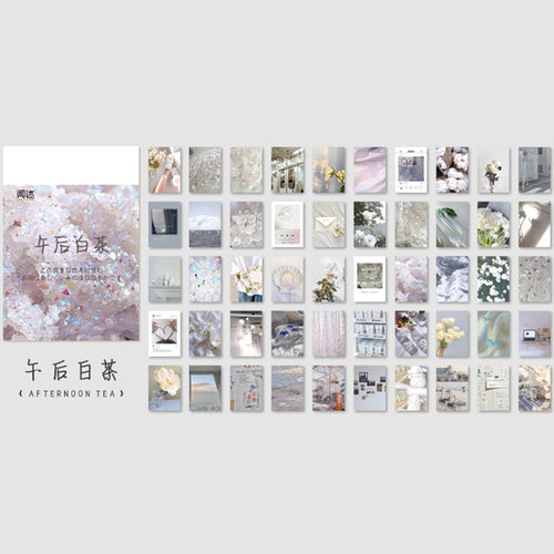 Journamm 50-366pcs Craft Vintage Scrapbooking Paper Kawaii Art Junk