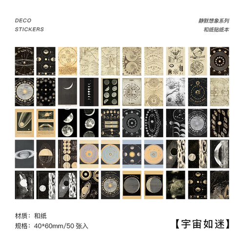 Journamm 50-366pcs Craft Vintage Scrapbooking Paper Kawaii Art Junk