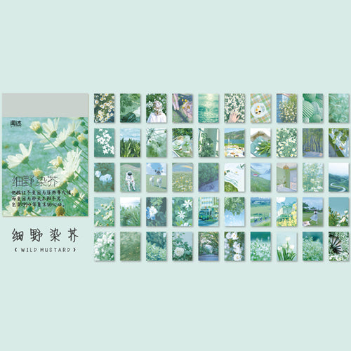 Journamm 50-366pcs Craft Vintage Scrapbooking Paper Kawaii Art Junk