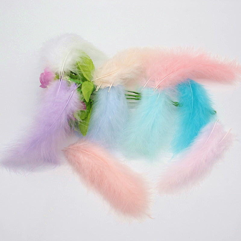 Natural Turkey Feathers Plumes 4-6 Inches10-15cm Multicolor Chicken