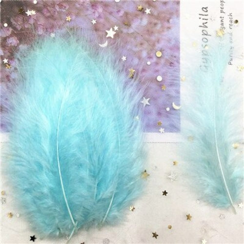 Natural Turkey Feathers Plumes 4-6 Inches10-15cm Multicolor Chicken