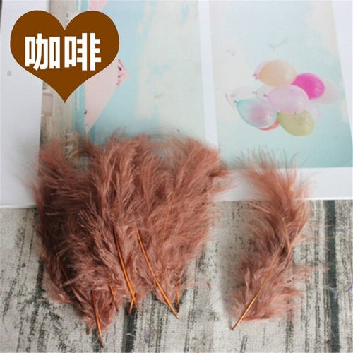 Natural Turkey Feathers Plumes 4-6 Inches10-15cm Multicolor Chicken
