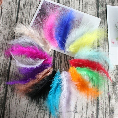 Natural Turkey Feathers Plumes 4-6 Inches10-15cm Multicolor Chicken