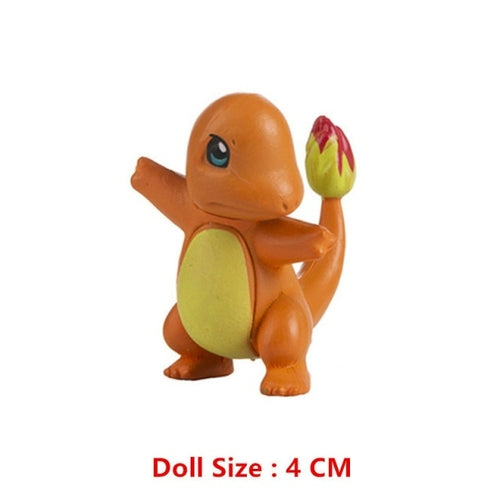 Pokemon 4-13cm New Cartoons Movie Anime Figure Pikachu Mewtwo