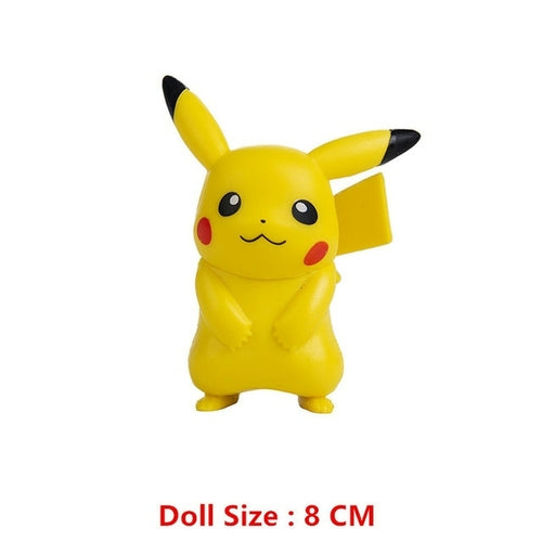 Pokemon 4-13cm New Cartoons Movie Anime Figure Pikachu Mewtwo