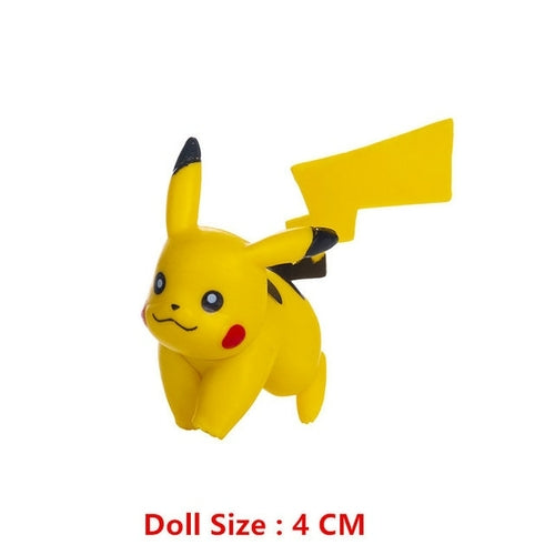 Pokemon 4-13cm New Cartoons Movie Anime Figure Pikachu Mewtwo