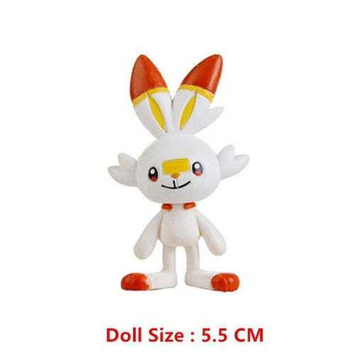Pokemon 4-13cm New Cartoons Movie Anime Figure Pikachu Mewtwo