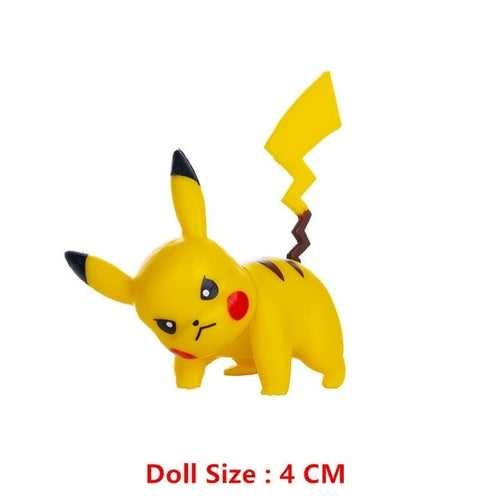 Pokemon 4-13cm New Cartoons Movie Anime Figure Pikachu Mewtwo