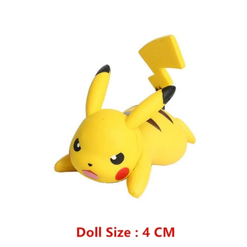 Pokemon 4-13cm New Cartoons Movie Anime Figure Pikachu Mewtwo