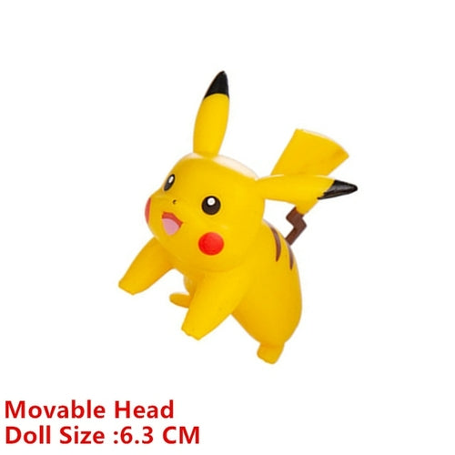 Pokemon 4-13cm New Cartoons Movie Anime Figure Pikachu Mewtwo
